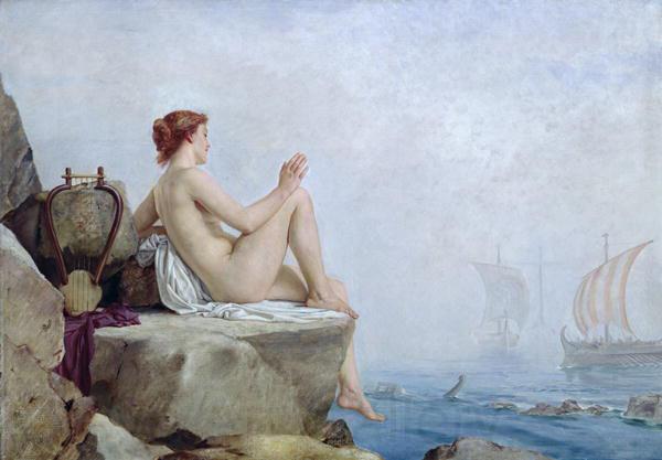 Edward Armitage The Siren Norge oil painting art